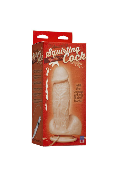 Фаллоимитатор с имитацией семяизвержения The Amazing Squirting Realistic Cock - 18,8 см. Фаллоимитатор с имитацией семяизвержения The Amazing Squirting Realistic Cock - 18,8 см.