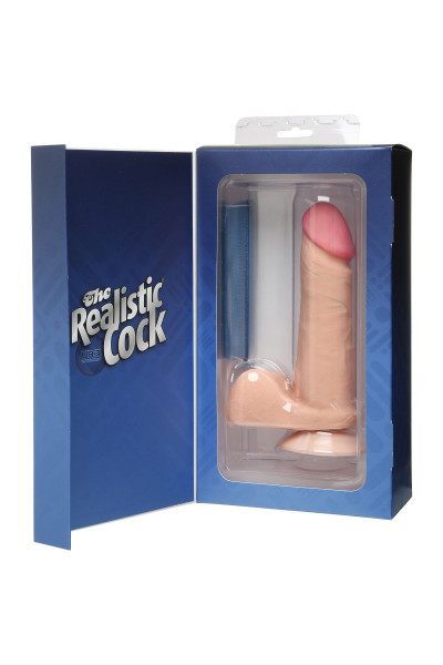 Реалистичный фаллоимитатор The Realistic Cock ULTRASKYN 6” на присоске - 17,3 см. Реалистичный фаллоимитатор The Realistic Cock ULTRASKYN 6” на присоске - 17,3 см.