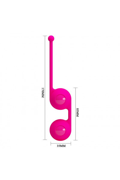 Ярко-розовые вагинальные шарики Kegel Tighten Up III Ярко-розовые вагинальные шарики Kegel Tighten Up III
