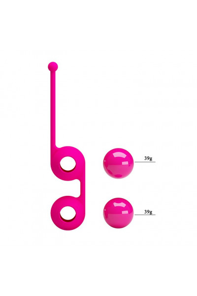 Ярко-розовые вагинальные шарики Kegel Tighten Up III Ярко-розовые вагинальные шарики Kegel Tighten Up III