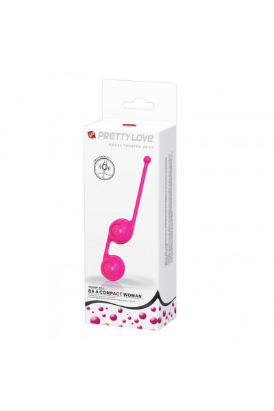 Ярко-розовые вагинальные шарики Kegel Tighten Up III Ярко-розовые вагинальные шарики Kegel Tighten Up III
