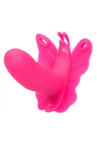 Розовая вибробабочка на ремешках Silicone Remote Venus Penis Розовая вибробабочка на ремешках Silicone Remote Venus Penis