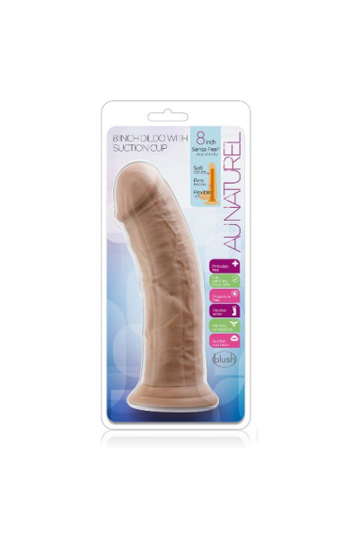 Фаллоимитатор-мулат 8 Inch Dildo with Suction Cup - 20,3 см. Фаллоимитатор-мулат 8 Inch Dildo with Suction Cup - 20,3 см.