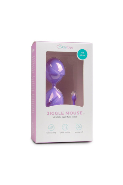 Фиолетовые вагинальные шарики Jiggle Mouse Фиолетовые вагинальные шарики Jiggle Mouse