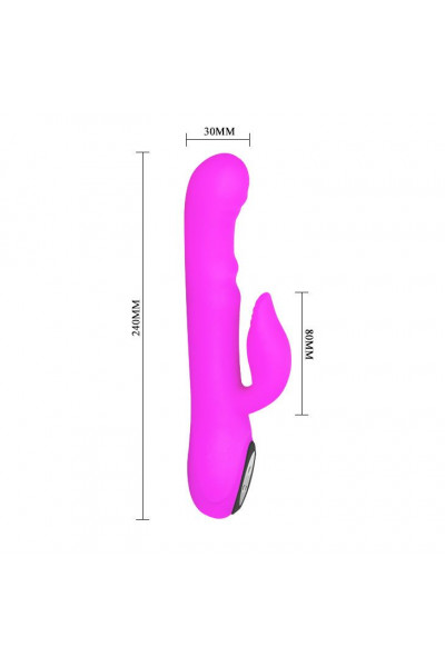 Перезаряжаемый вибратор Intimate с широкой головкой - 24 см. Перезаряжаемый вибратор Intimate с широкой головкой - 24 см.