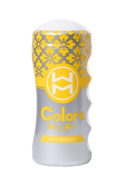 Мультирельефный мастурбатор MensMax Colors - Frill Yellow Мультирельефный мастурбатор MensMax Colors - Frill Yellow