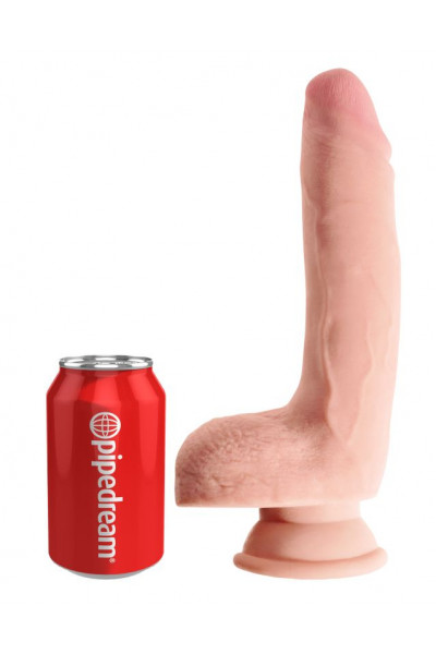 Телесный фаллоимитатор на присоске 9 Triple Density Cock with Balls - 24,1 см. Телесный фаллоимитатор на присоске 9 Triple Density Cock with Balls - 24,1 см.