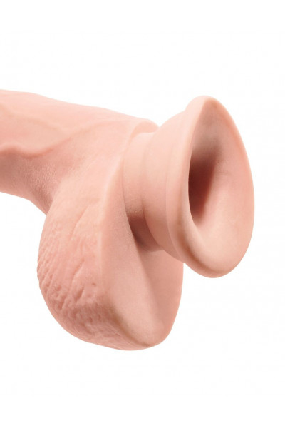 Телесный фаллоимитатор на присоске 9 Triple Density Cock with Balls - 24,1 см. Телесный фаллоимитатор на присоске 9 Triple Density Cock with Balls - 24,1 см.
