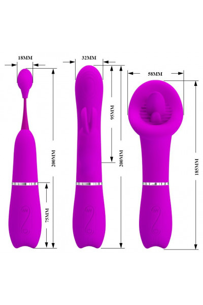 Лиловый вибронабор Thrill Kit Лиловый вибронабор Thrill Kit