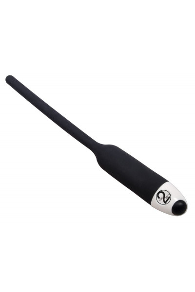 Черный силиконовый расширитель для уретры с вибрацией Silikon Dilator Черный силиконовый расширитель для уретры с вибрацией Silikon Dilator