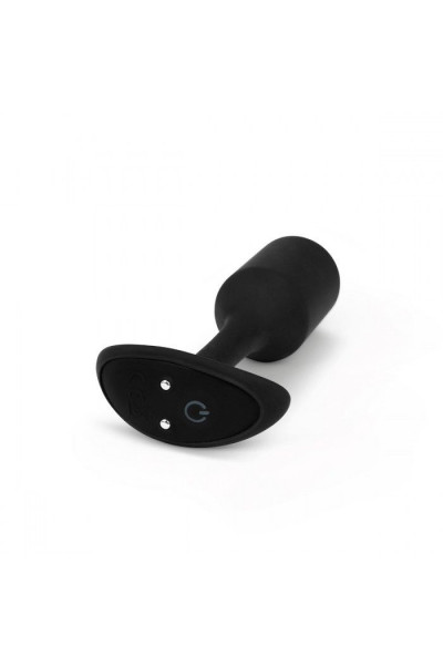 Чёрная пробка для ношения с вибрацией Snug Plug 2 - 11,4 см. Чёрная пробка для ношения с вибрацией Snug Plug 2 - 11,4 см.