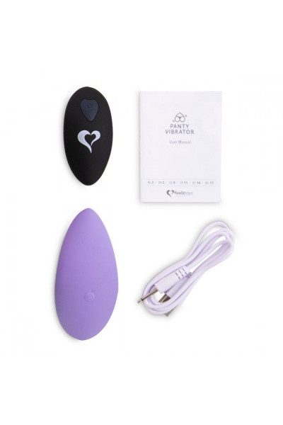Фиолетовый вибромассажер в трусики с пультом ДУ Panty Vibe Remote Controlled Vibrator Фиолетовый вибромассажер в трусики с пультом ДУ Panty Vibe Remote Controlled Vibrator