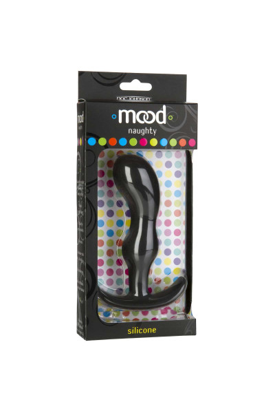 Черная анальная пробка для ношения Mood Naughty 2 4.5 Silicone - 11,4 см. Черная анальная пробка для ношения Mood Naughty 2 4.5 Silicone - 11,4 см.
