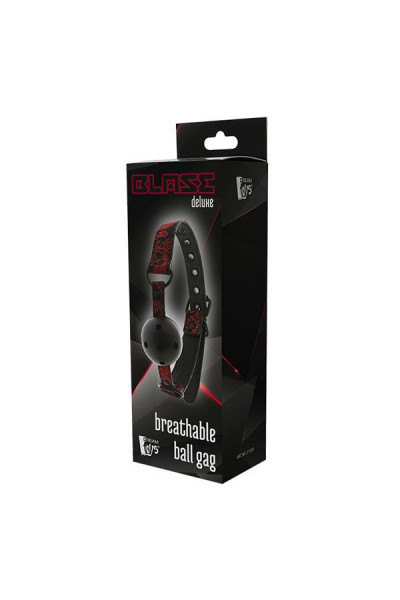 Кляп-шарик с отверстиями DELUXE BREATHABLE BALL GAG Кляп-шарик с отверстиями DELUXE BREATHABLE BALL GAG