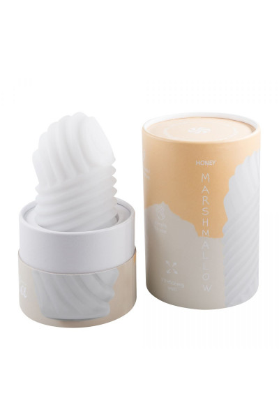Белый мастурбатор Marshmallow Maxi Honey Белый мастурбатор Marshmallow Maxi Honey