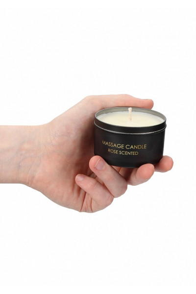 Массажная свеча с ароматом розы Massage Candle Rose Scented - 100 гр. Массажная свеча с ароматом розы Massage Candle Rose Scented - 100 гр.