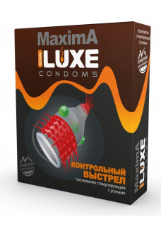 Презерватив LUXE Maxima Контрольный Выстрел - 1 шт.