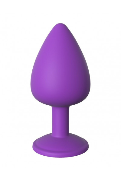 Фиолетовая анальная пробка со стразом Her Little Gem Large Plug - 9,5 см. Фиолетовая анальная пробка со стразом Her Little Gem Large Plug - 9,5 см.