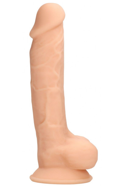 Телесный фаллоимитатор Silicone Dildo With Balls - 17,8 см. Телесный фаллоимитатор Silicone Dildo With Balls - 17,8 см.