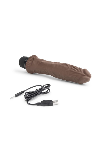 Коричневый вибратор-реалистик 8 Girthy Realistic Vibrator - 24,5 см. Коричневый вибратор-реалистик 8 Girthy Realistic Vibrator - 24,5 см.