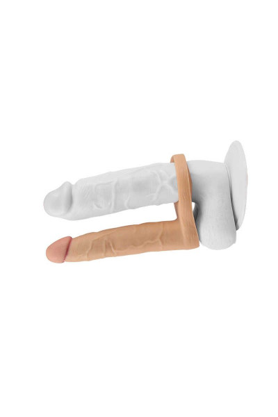 Телесная насадка для двойного проникновения The Ultra Soft Double 6.25 - 15,8 см. Телесная насадка для двойного проникновения The Ultra Soft Double 6.25 - 15,8 см.