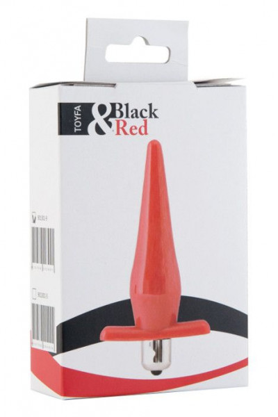 Красная водонепроницаемая вибровтулка Black Red - 12,7 см. Красная водонепроницаемая вибровтулка Black Red - 12,7 см.