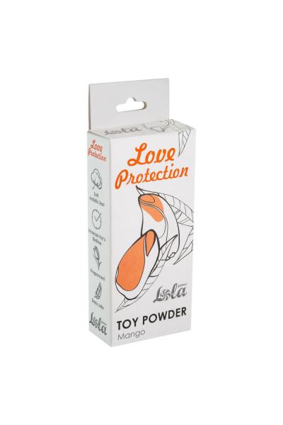 Пудра для игрушек Love Protection с ароматом манго - 15 гр. Пудра для игрушек Love Protection с ароматом манго - 15 гр.