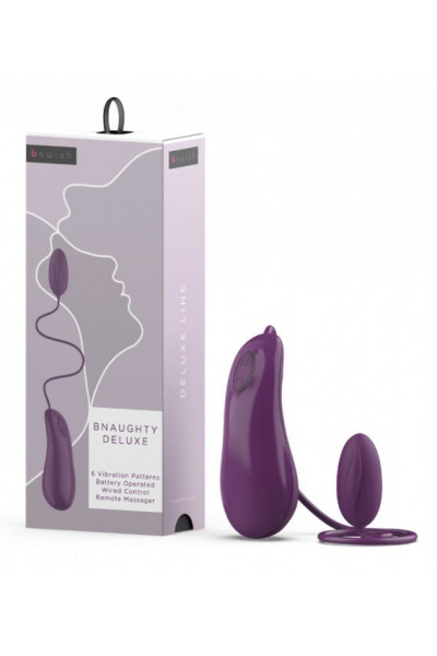 Фиолетовое виброяйцо Bnaughty Deluxe Фиолетовое виброяйцо Bnaughty Deluxe