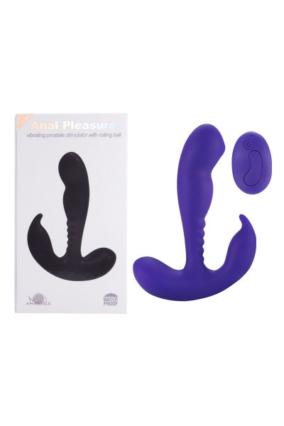 Фиолетовый стимулятор простаты Remote Control Prostate Stimulator with Rolling Ball - 13,3 см. Фиолетовый стимулятор простаты Remote Control Prostate Stimulator with Rolling Ball - 13,3 см.