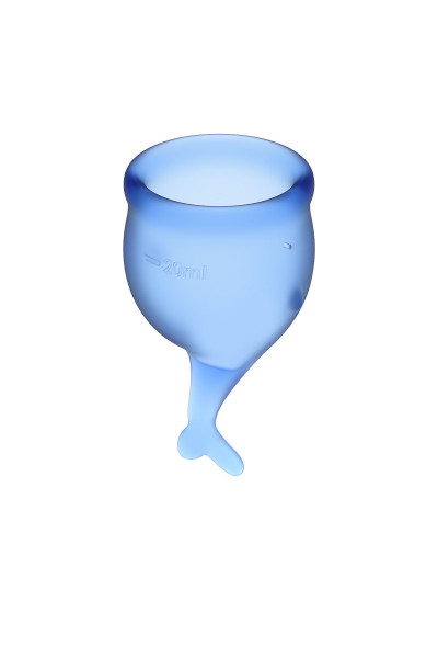 Набор синих менструальных чаш Feel secure Menstrual Cup Набор синих менструальных чаш Feel secure Menstrual Cup