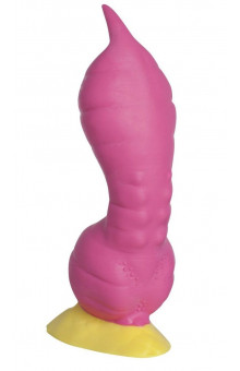 Розовый фаллоимитатор Крок Medium - 24,5 см.