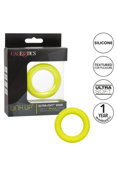 Лаймовое эрекционное кольцо Link Up Ultra-Soft Edge Лаймовое эрекционное кольцо Link Up Ultra-Soft Edge