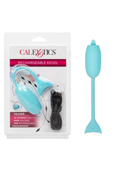 Голубой вибромассажер-яйцо Rechargeable Kegel Teaser Голубой вибромассажер-яйцо Rechargeable Kegel Teaser
