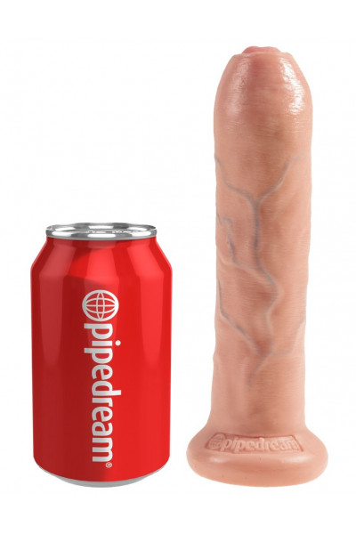 Телесный необрезанный фаллоимитатор на присоске 7 Uncut Cock - 19,1 см. Телесный необрезанный фаллоимитатор на присоске 7 Uncut Cock - 19,1 см.