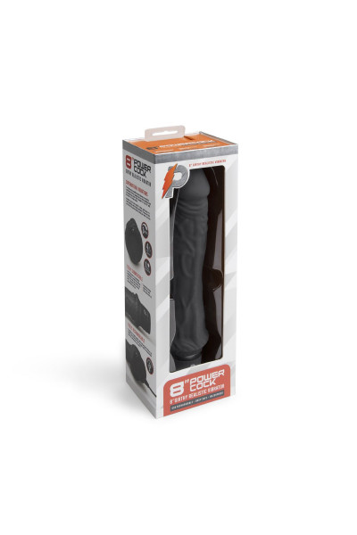 Черный вибратор-реалистик 8 Girthy Realistic Vibrator - 24,5 см. Черный вибратор-реалистик 8 Girthy Realistic Vibrator - 24,5 см.