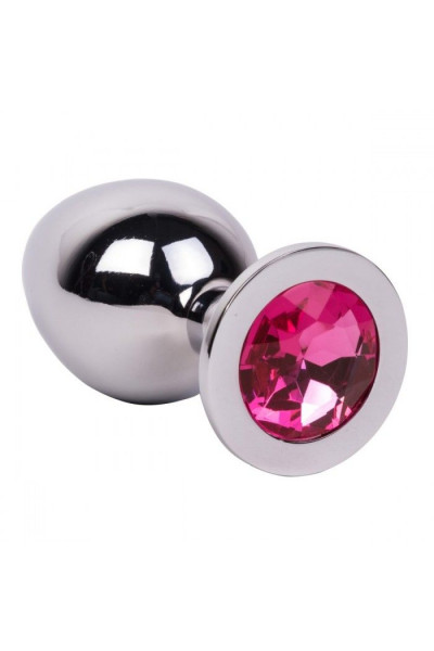 Большой стальной плаг с розовым кристаллом Pink Bubble Gum - 9,5 см. Большой стальной плаг с розовым кристаллом Pink Bubble Gum - 9,5 см.