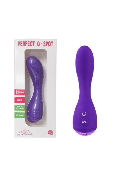 Фиолетовый вибратор Perfect G-Spot - 16,2 см. Фиолетовый вибратор Perfect G-Spot - 16,2 см.