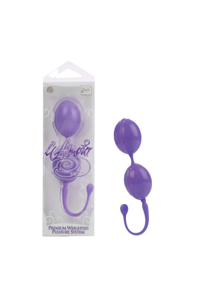 Фиолетовые вагинальные шарики LAmour Premium Weighted Pleasure System Фиолетовые вагинальные шарики LAmour Premium Weighted Pleasure System