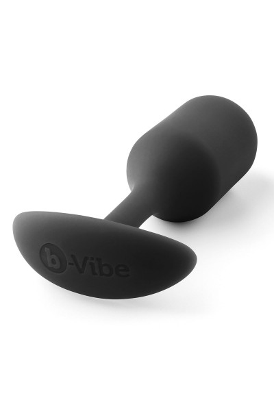 Чёрная пробка для ношения B-vibe Snug Plug 2 - 11,4 см. Чёрная пробка для ношения B-vibe Snug Plug 2 - 11,4 см.