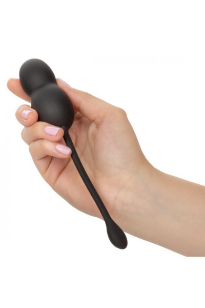 Черные вагинальные виброшарики с браслетом-пультом Wristband Remote Ultra-Soft Kegel System Черные вагинальные виброшарики с браслетом-пультом Wristband Remote Ultra-Soft Kegel System