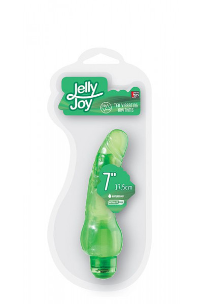 Зелёный гелевый вибратор JELLY JOY 7INCH 10 RHYTHMS GREEN - 17,5 см. Зелёный гелевый вибратор JELLY JOY 7INCH 10 RHYTHMS GREEN - 17,5 см.