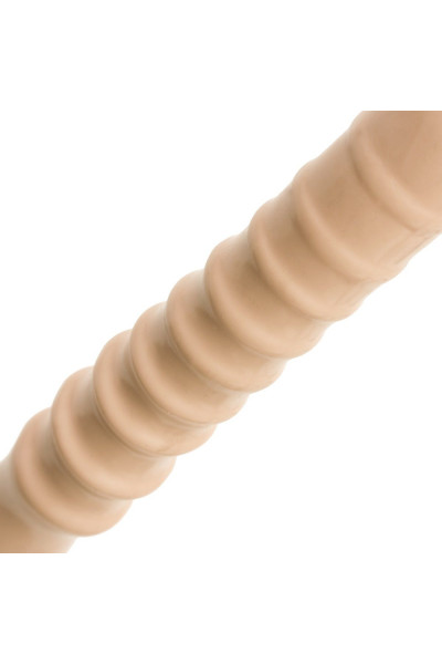 Телесный анальный стимулятор Anal Twist - 29 см. Телесный анальный стимулятор Anal Twist - 29 см.