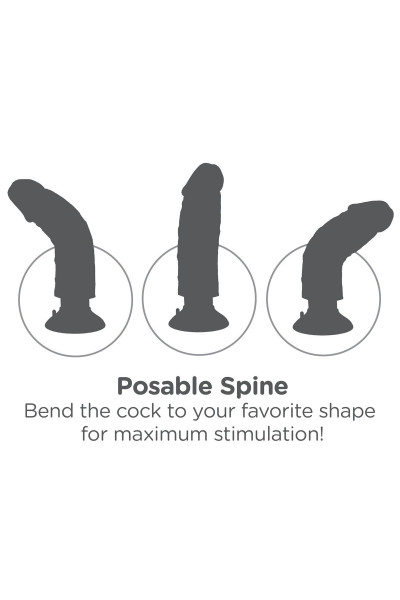 Вибромассажер-реалистик 6 Vibrating Cock - 17,8 см. Вибромассажер-реалистик 6 Vibrating Cock - 17,8 см.