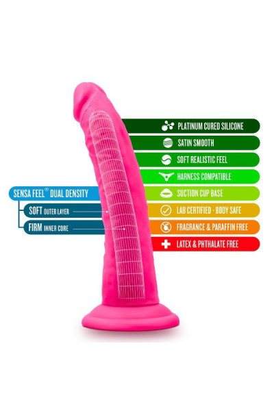 Розовый фаллоимитатор 7.5 Inch Silicone Dual Density Cock - 19 см. Розовый фаллоимитатор 7.5 Inch Silicone Dual Density Cock - 19 см.
