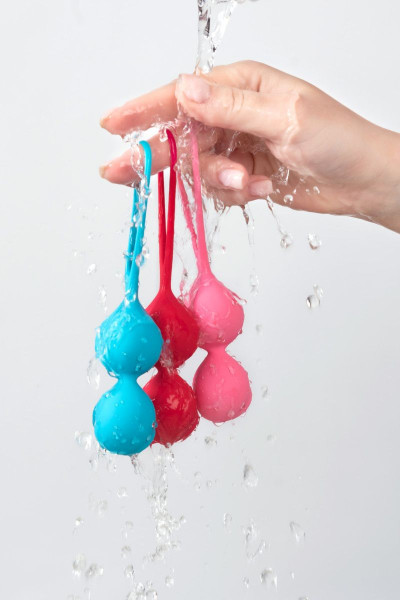 Набор из 3 двойных вагинальных шариков Satisfyer V Balls Набор из 3 двойных вагинальных шариков Satisfyer V Balls
