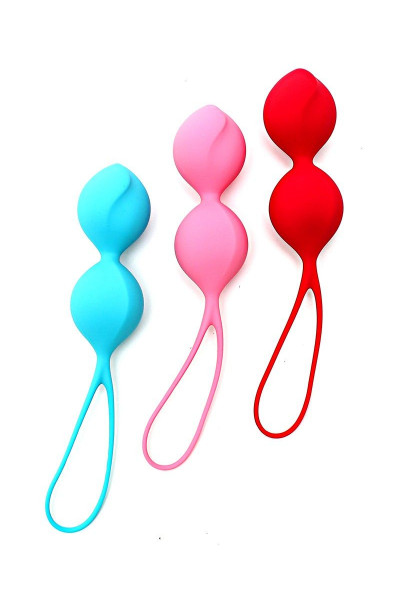 Набор из 3 двойных вагинальных шариков Satisfyer V Balls Набор из 3 двойных вагинальных шариков Satisfyer V Balls