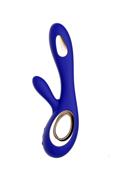 Синий вибратор-кролик Lelo Soraya Wave - 21,8 см. Синий вибратор-кролик Lelo Soraya Wave - 21,8 см.