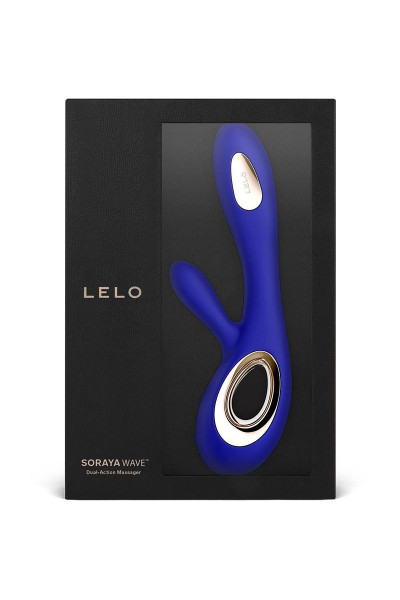 Синий вибратор-кролик Lelo Soraya Wave - 21,8 см. Синий вибратор-кролик Lelo Soraya Wave - 21,8 см.