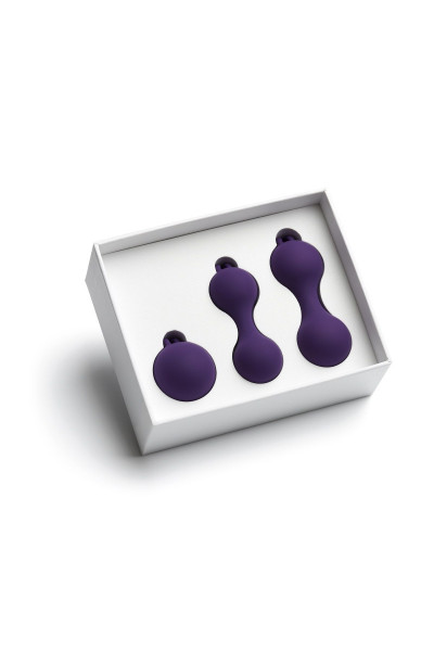 Набор из 3 фиолетовых вагинальных шариков Kegel Training Set Набор из 3 фиолетовых вагинальных шариков Kegel Training Set