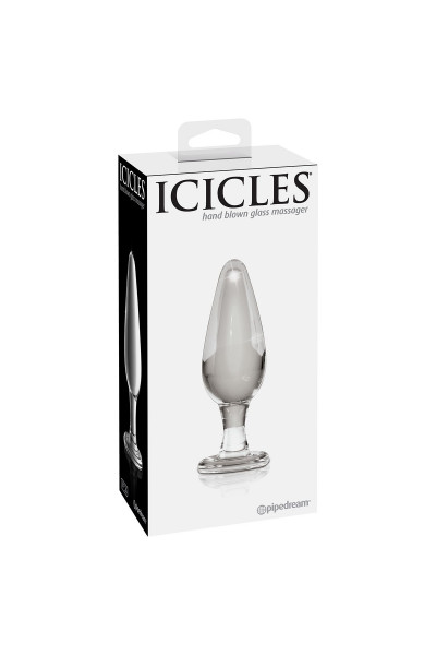 Стеклянный анальный стимулятор Icicles №26 - 11,8 см. Стеклянный анальный стимулятор Icicles №26 - 11,8 см.